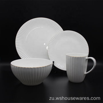 I-Wholesale 16pcs Hotel White Embosserewarewareware